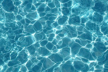 Obraz premium Abstract Teal Water Surface Texture