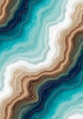 Elegant earth-toned agate design with delicate gold accents pattern