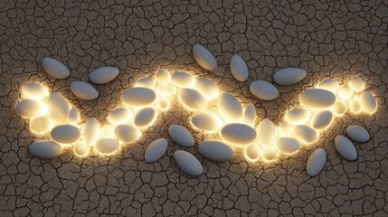 nutritional. A glowing double helix of calcium and vitamin D against a bone-textured backdrop, illustrating nutritional synergy. STEM education sheets.
