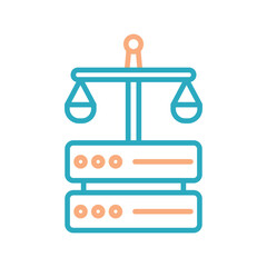 Data Ethics Outline bold Vector Icon which can be easily modified or Edited 
