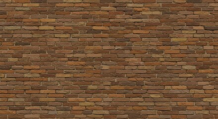 Obraz premium Aesthetic brick wall wallpaper with rustic vintage style, warm textured bricks, seamless pattern, and minimal clean design, perfect for posters, backgrounds, and creative layouts