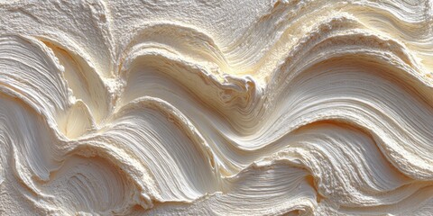 Luxurious creamy texture with elegant light and shadow creating a soft, inviting, abstract background perfect for food or beauty branding visuals