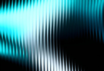 Teal and Black Vertical Abstract Light Lines
