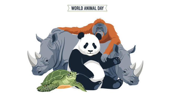 World Animal Day Animal Group
