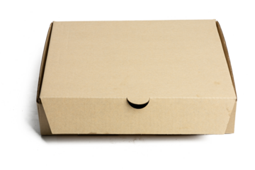 High resolution photo of box of pizza take a with focus stacking technic