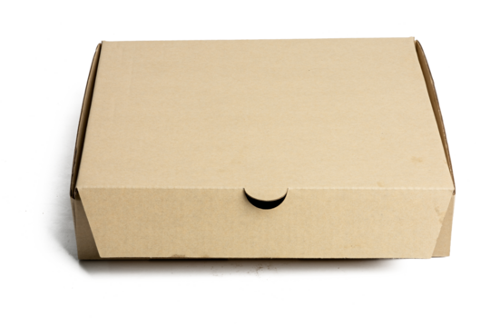 High resolution photo of box of pizza take a with focus stacking technic