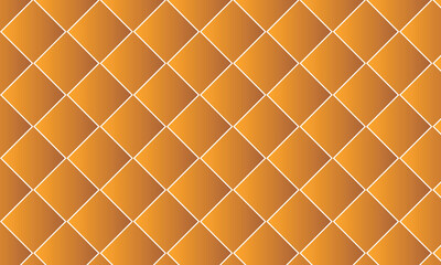 Obraz premium Seamless geometric pattern of warm orange diamond shapes with subtle gradient and thin white dividing lines