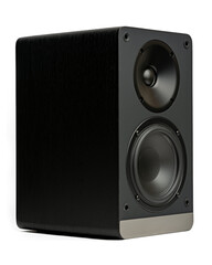 Obraz premium High resolution photo of desktop speakers
