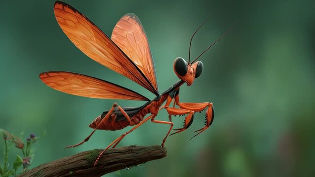 Praying mantis wings