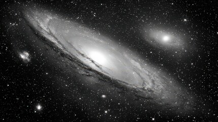 Obraz premium Spiral Galaxy in Deep Space