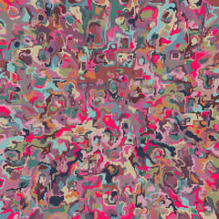 ILLUSTRATION ABSTRACT DECORATIVE MESSY BACKGROUND COLORFUL WITH PAINT TEXTURE. DISTRESS DIRTY ROUGH GRUNGE DESIGN VECTOR
