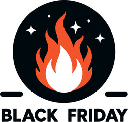 Black Friday Sale Shopping Vector