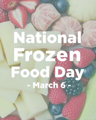 National Frozen Food Day – March 6 UHD Frozen Ingredients Photo