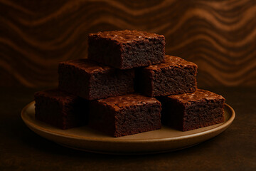 Rich Fudgy Chocolate Brownies – Decadent Dessert Photography