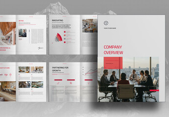 Red Studio Company Overview Brochure Layout