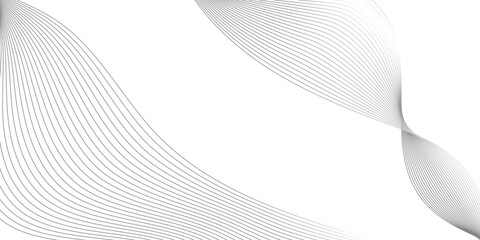 Abstract black wave design isolated on white background, minimalist background for artistic projects and web design generative, luxurious black wave background elegant organic smooth line.