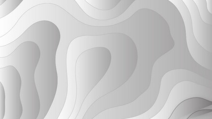 Paper cut wave background design. Abstract background with paper cut shapes.