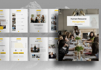 Human Resources Department Studio Brochure Layout