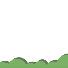 Green Bush Illustration