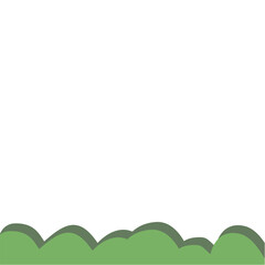 Green Bush Illustration