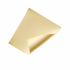 Folded Sticky Note Pad &mdash; Isolated PNG