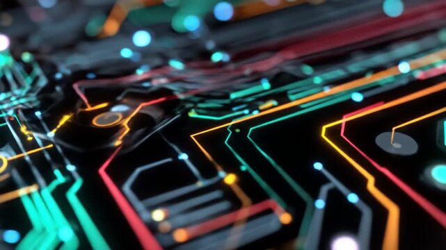 Colorful circuit board technology