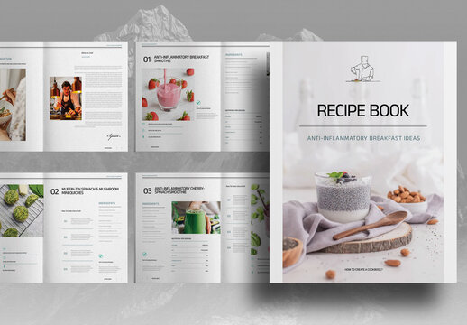 Everyday Cooking Recipe Book Brochure Layout