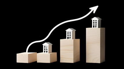 building blocks on white background