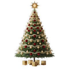 Obraz premium christmas tree and gifts