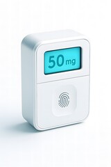 Digital Medication Dispenser with Fingerprint Scanner Security and precise Dosage