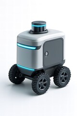 Futuristic Delivery Robot with Advanced Technology and Autonomous Navigation System