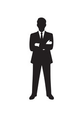 Business Man Vector Icon, Professional design for office and company branding, Vector illustration EPS 10.