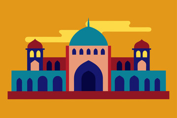 taj mahal vector