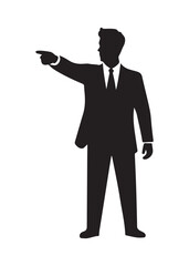 Business Man Vector Icon, Professional design for office and company branding, Vector illustration EPS 10.