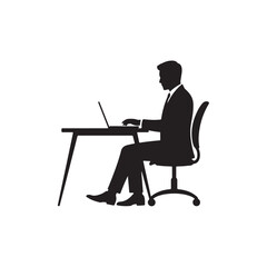 Business Man Vector Icon  
Perfect for corporate, finance, and management designs