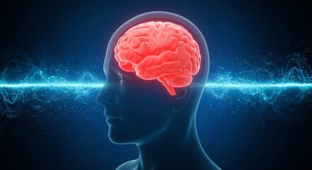 Obraz premium x-default Brain Activity and Mental Energy