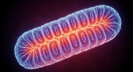 Obraz premium x-default Rickettsia Bacteria Close-up Illustration