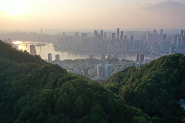 panoramic view of the city