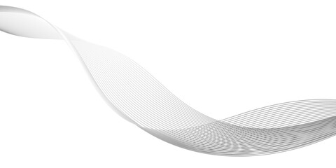 Abstract wavy lines pattern background, black wave banner template abstract black wave design on white background,  flowing across white background.