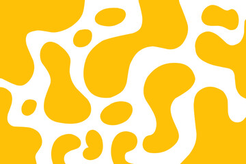 abstract background with orange flames. Lava slime fluid blob. Melted cheese slime blob wallpaper seamless