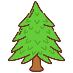 pine tree vector