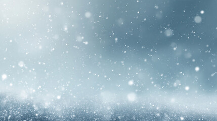 Fototapeta premium 雪の舞う冬の背景