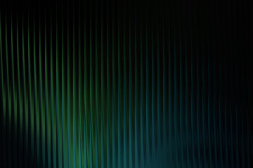 Abstract vertical lines with a dark background and subtle green and blue gradients, creating a sense of depth and mystery