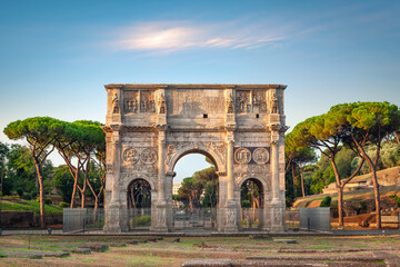 Arch of Constantin and The Colosseum