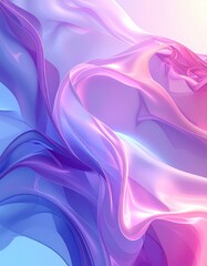 Obraz premium Futuristic Fluid Gradient Wallpaper in Pink Purple Blue