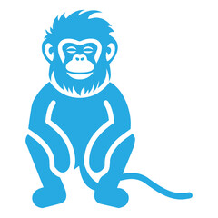 icon of a monkey sitting
