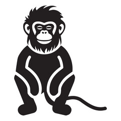 icon of a monkey sitting