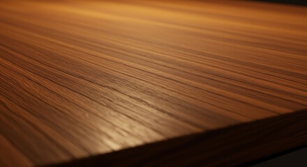 Dark wood surface with visible grain