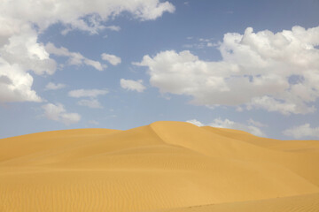 sand dunes and sky