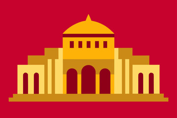 taj mahal vector illustration